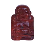 Pieza Buda En Jaspe Rojo