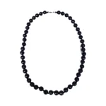 Collar Con Piedra Obsidiana