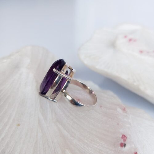 SHEAISRS Anillo De Plata De Ley 925 Con Diseño De Gato Y Piedra Lunar De ópalo Para Mujeres Y Niñas, Joyería De Cumpleaños, Regalos De Gato, Metal, Piedra Lunar