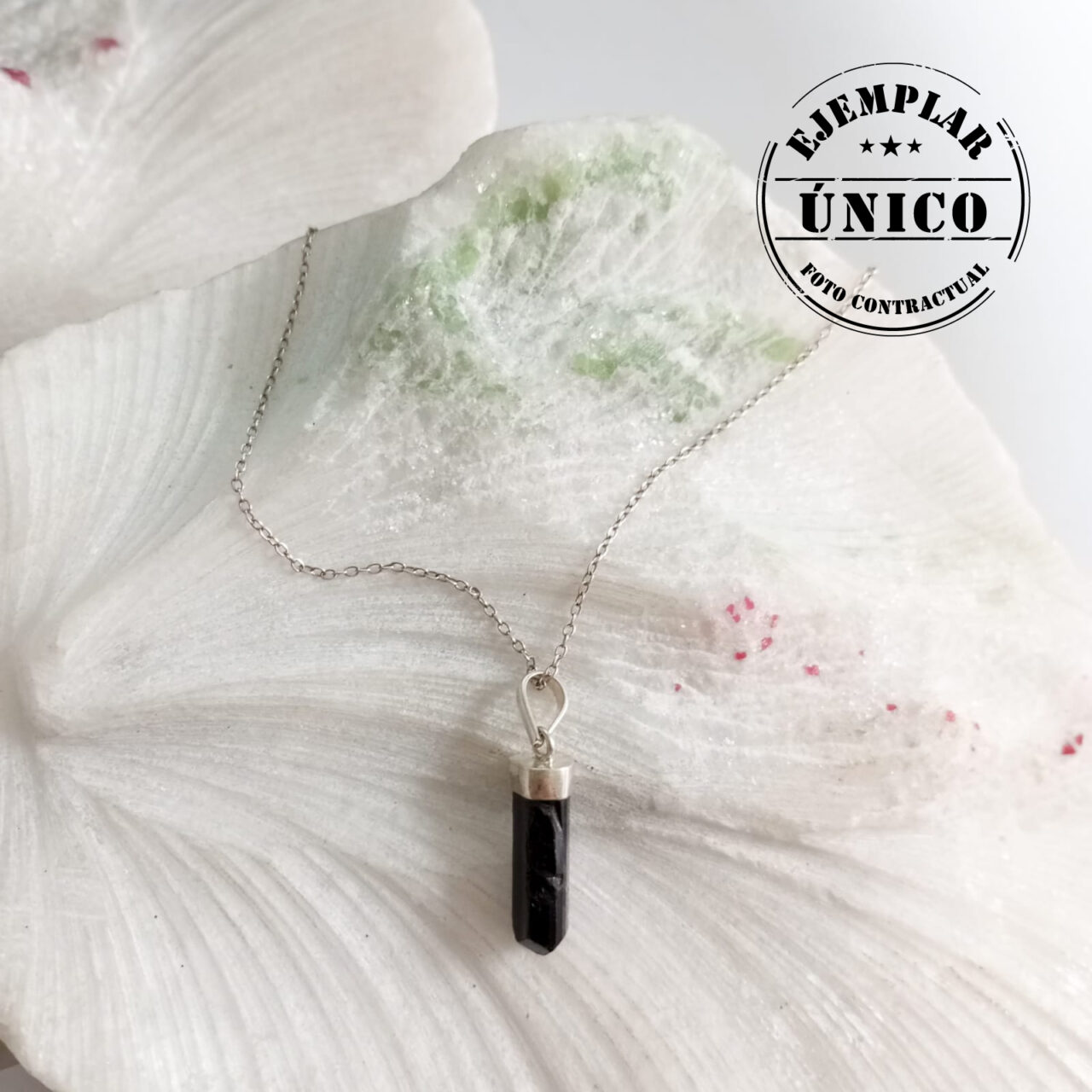 dije en plata con piedra turmalina negra Productos con sello 2025 63