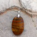 Dije en Piedra Ojo de Tigre