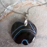 Dije en Piedra Ágata de Colores