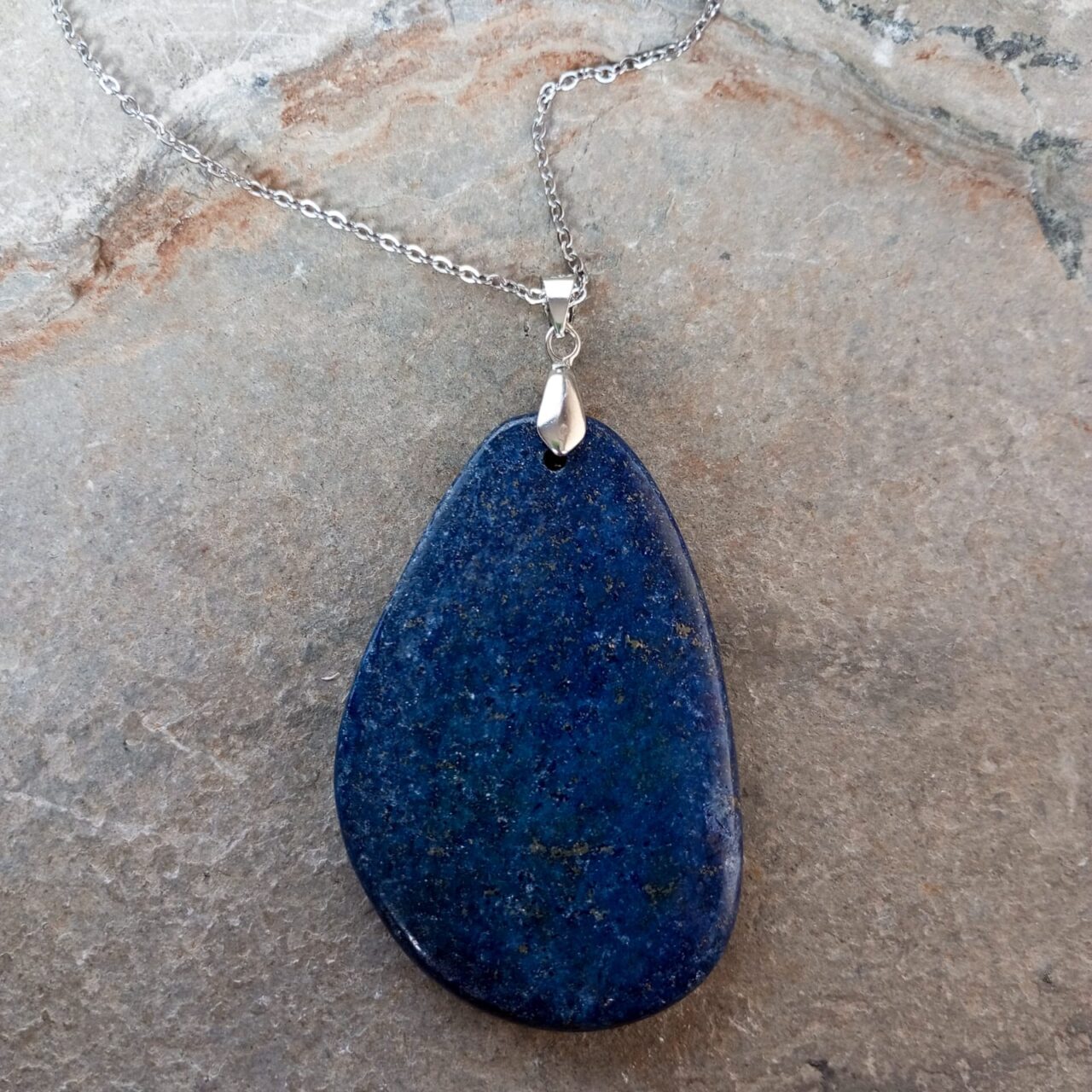 dije en piedra lapislazuli 10469