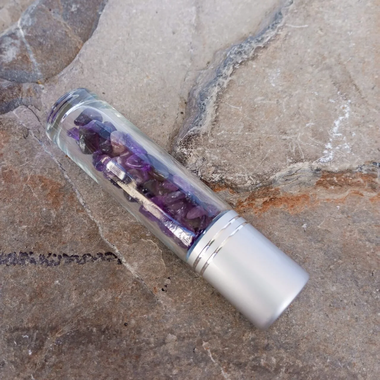 Perfumero con Piedra Amatista