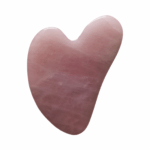 Masajeador Gua Sha en Cuarzo Rosa