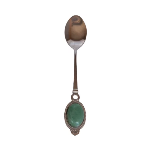 Cuchara para Té con Piedra Aventurina