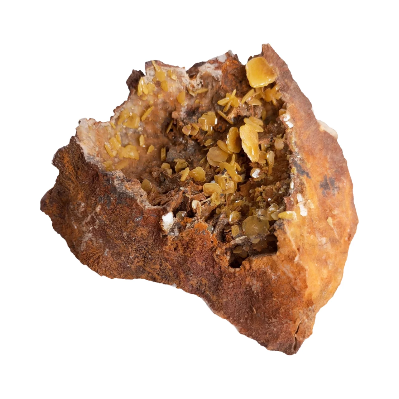 Drusa en Piedra Wulfenita