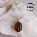 Dije Buda en Plata con Piedra Ojo de Tigre
