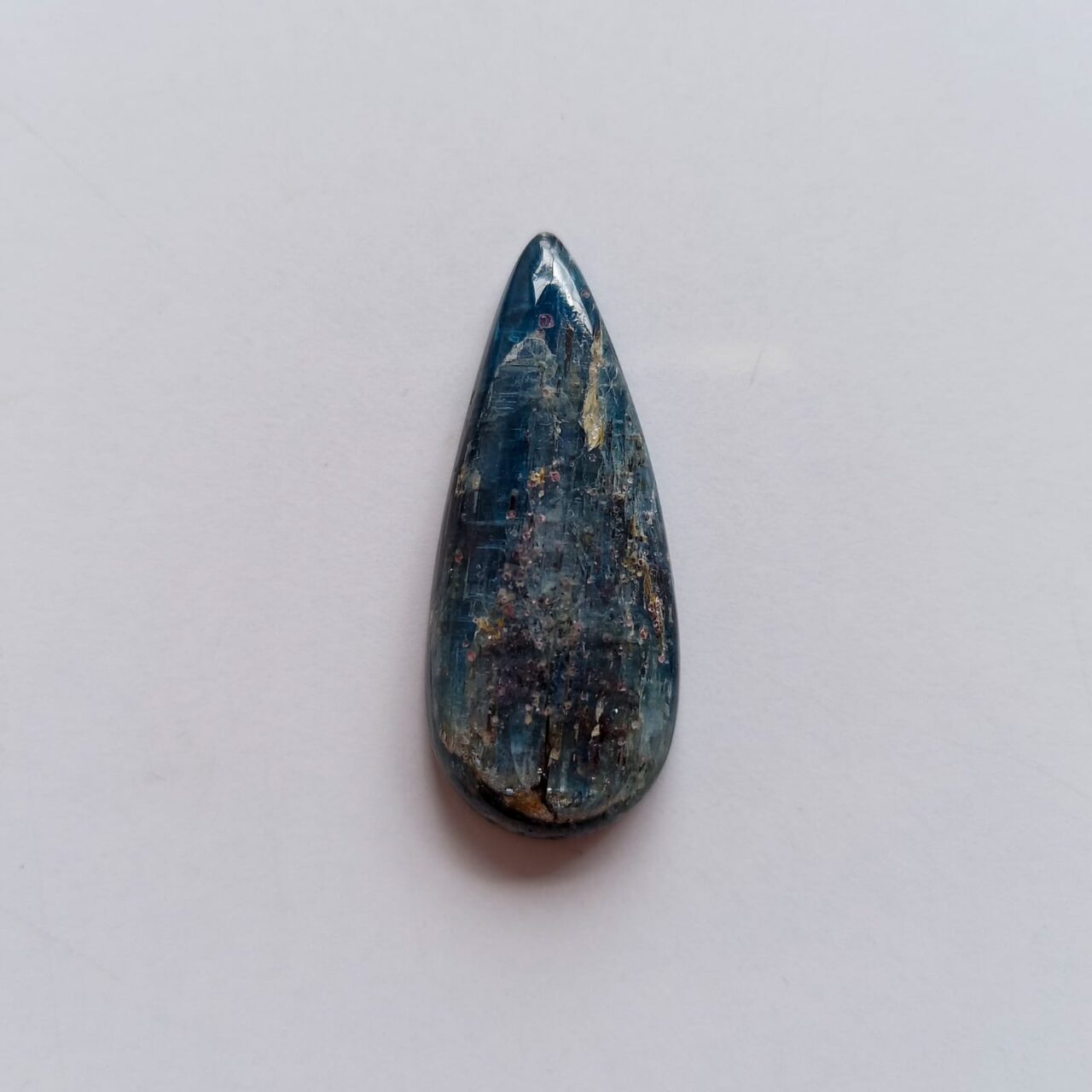 cabujon piedra cianita azul 10555