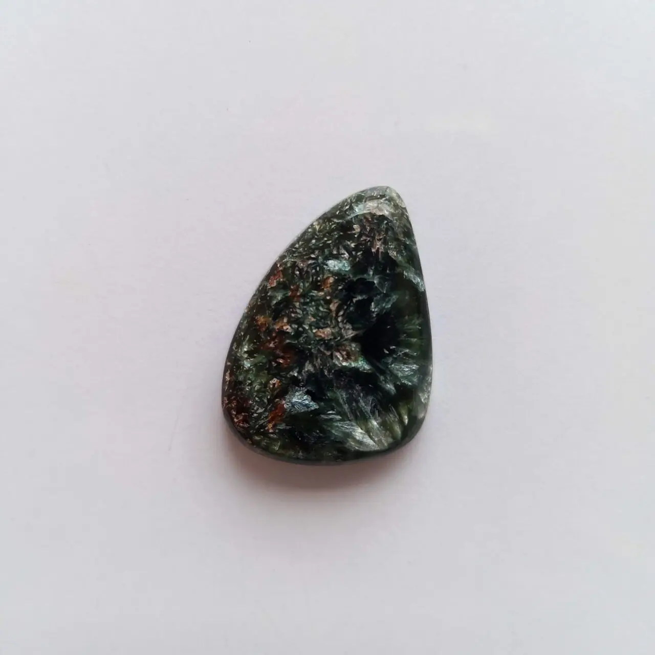 Cabujón Piedra Serafinita cabujon piedra serafinita 10627