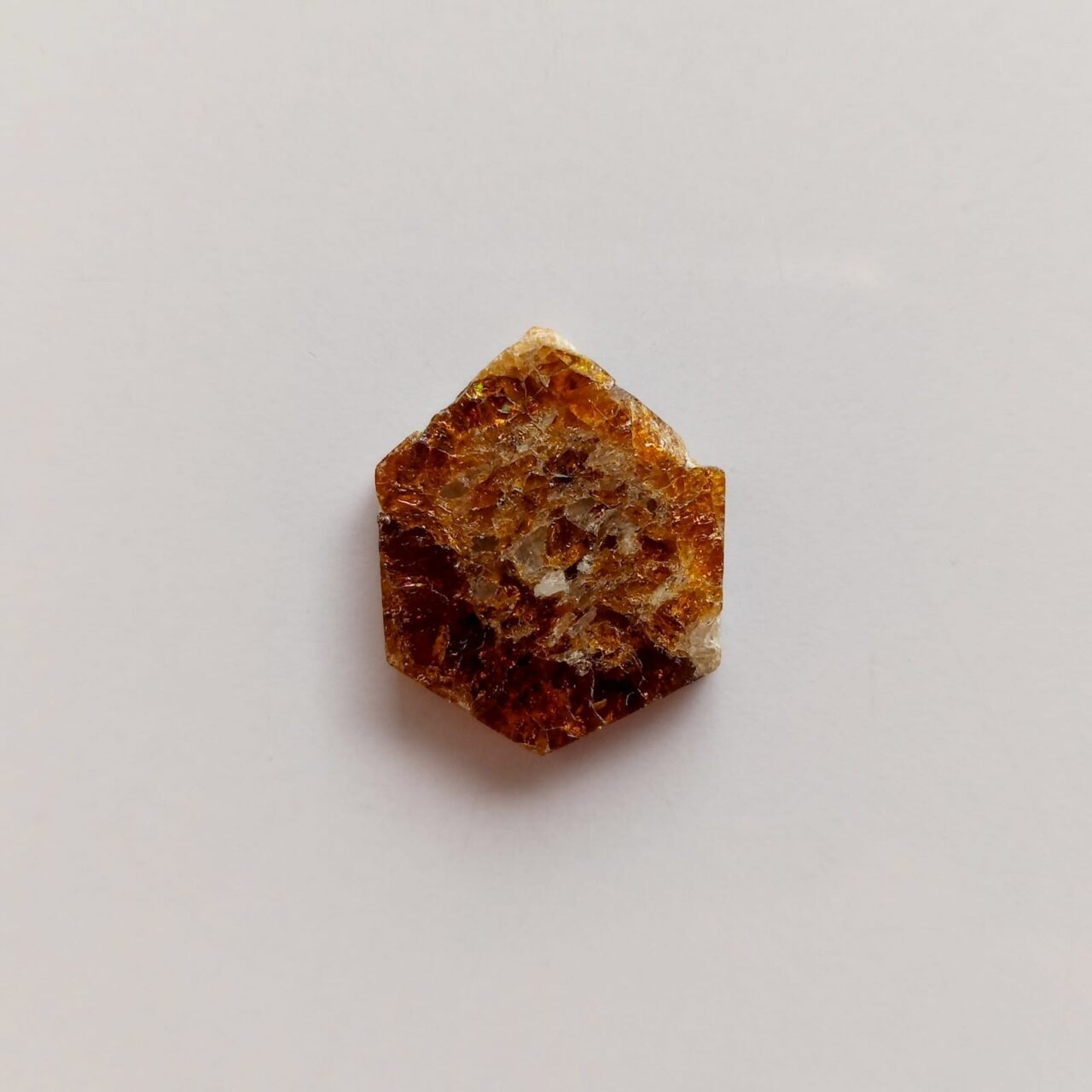 cabujon piedra turmalina marron 10579