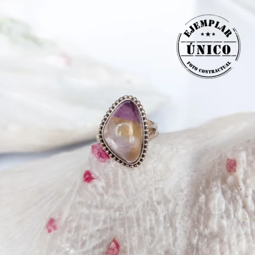 Anillo en Plata con Piedra Ametrino