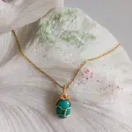 Dije en Oro Golfi con Piedra Turquesa