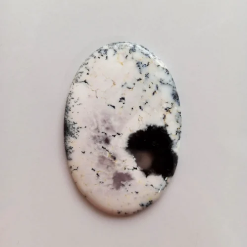 Laja en Piedra Merlinita o Ágata Dendrítica
