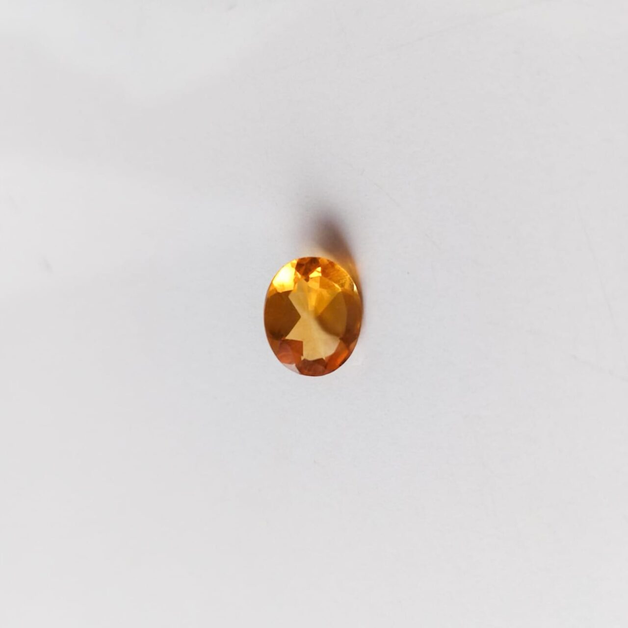 cabujon piedra citrino natural con certificado 12462