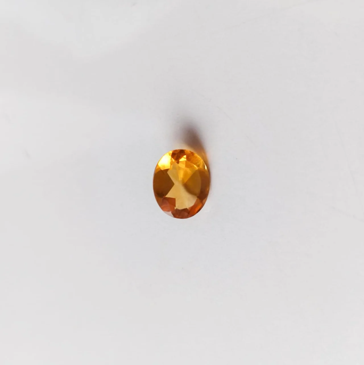 cabujon piedra citrino natural con certificado 12462