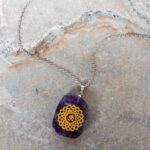 Dije Chakra Sahasrara en Piedra Amatista