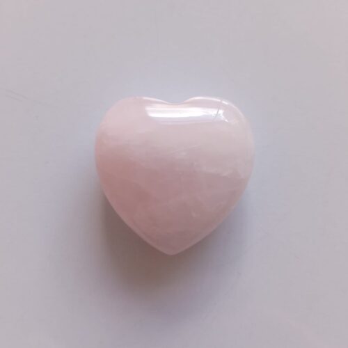 Corazón Popochito Decorativo en Cuarzo Rosa 4CM