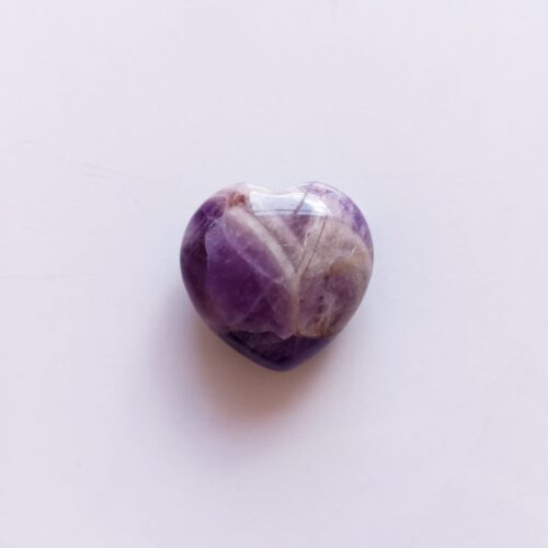 Corazón Popochito Decorativo en Piedra Amatista 3CM