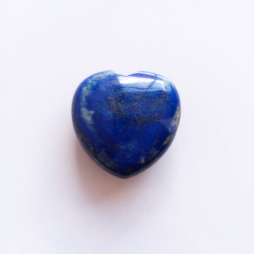 Corazón Popochito Decorativo en Piedra Lapislázuli 4CM