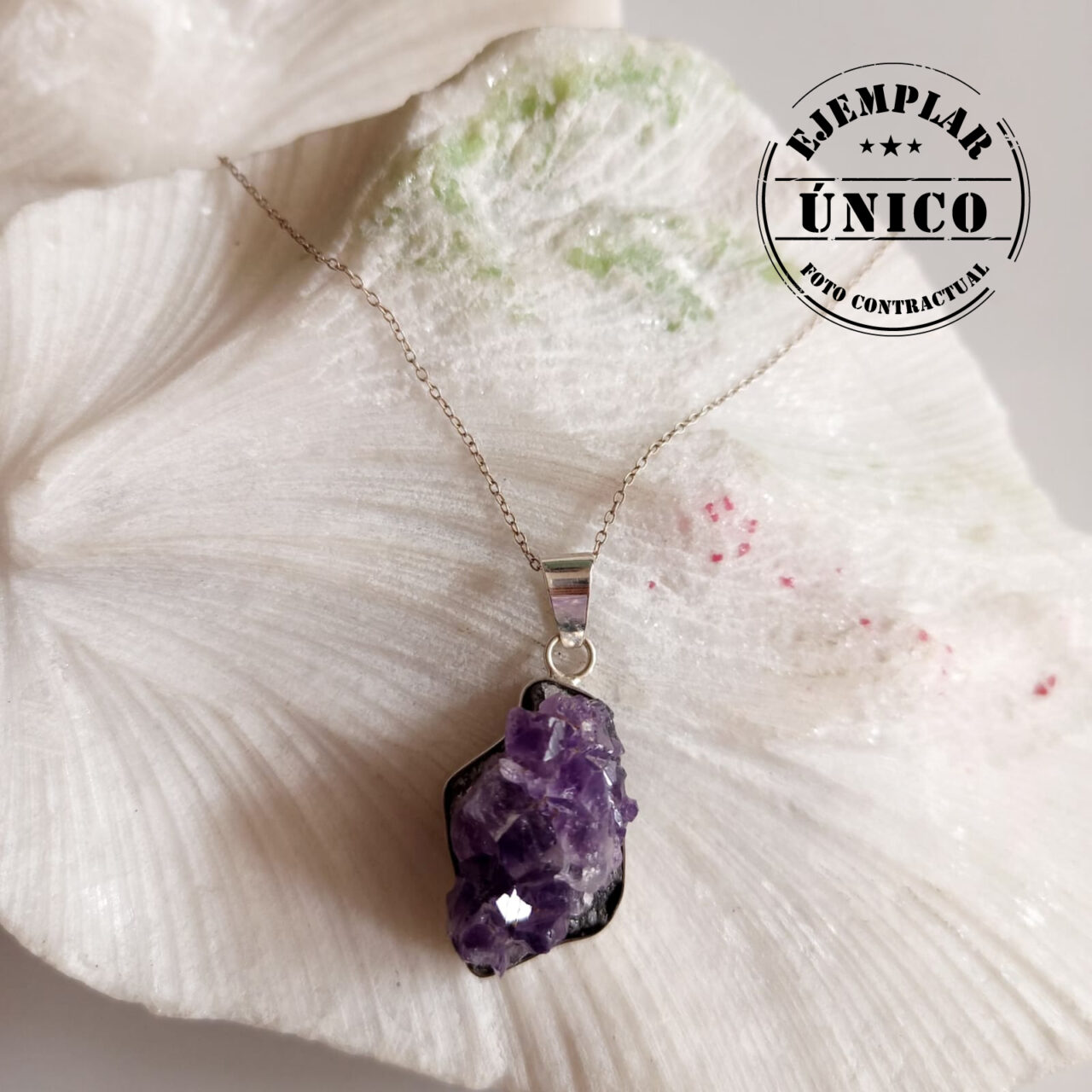 dije en plata con drusa en amatista Productos con sello 2025 57