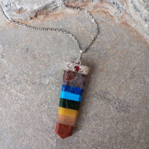 Dije Punta Siete Chakras