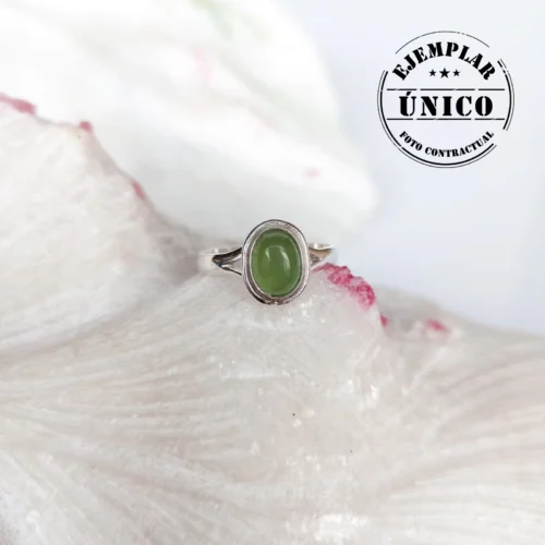 Anillo en Plata con Piedra Aventurina