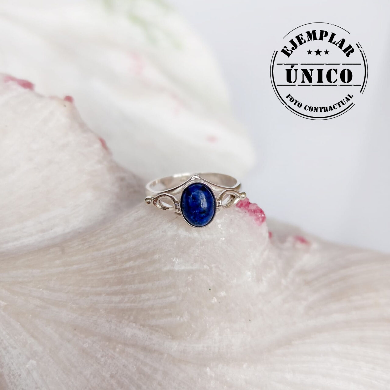 anillo en plata con piedra lapislazuli Productos con sello 2025 71