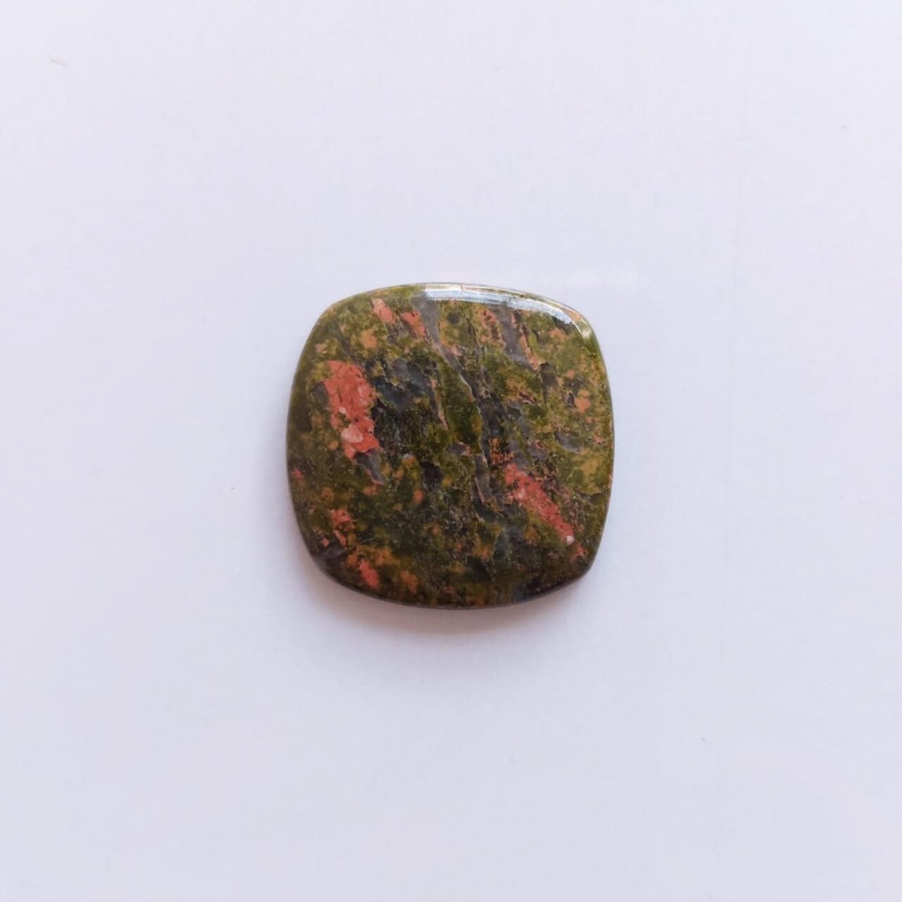 cabujon piedra unakita 12731
