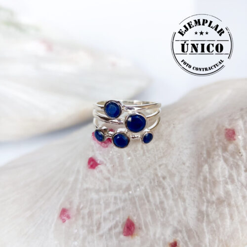 Anillo en Plata con Piedra Lapislázuli