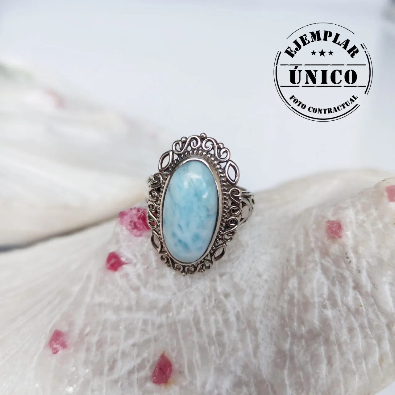 Anillo en Plata con Piedra Larimar anillo en plata con piedra larimar Productos con sello 2025 97