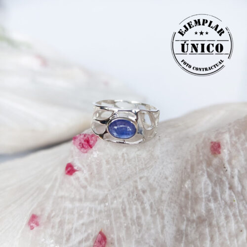 Anillo en Plata con Piedra Tanzanita