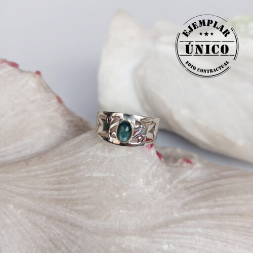 Anillo en Plata con Piedra Turmalina