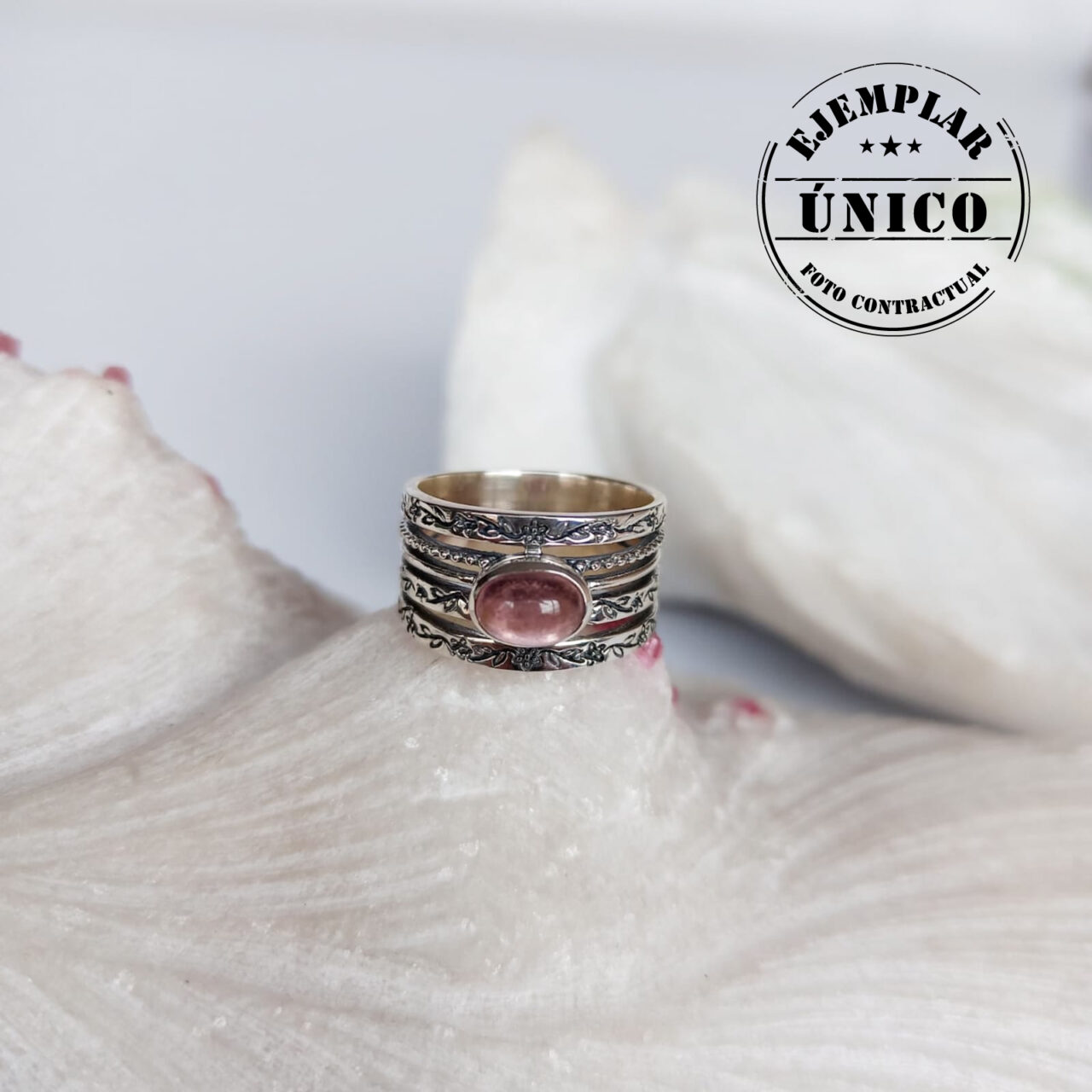 anillo en plata con piedra turmalina Productos con sello 2025 112