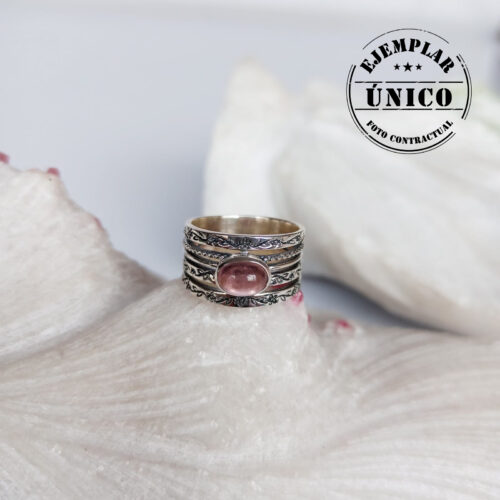 Anillo en Plata con Piedra Turmalina