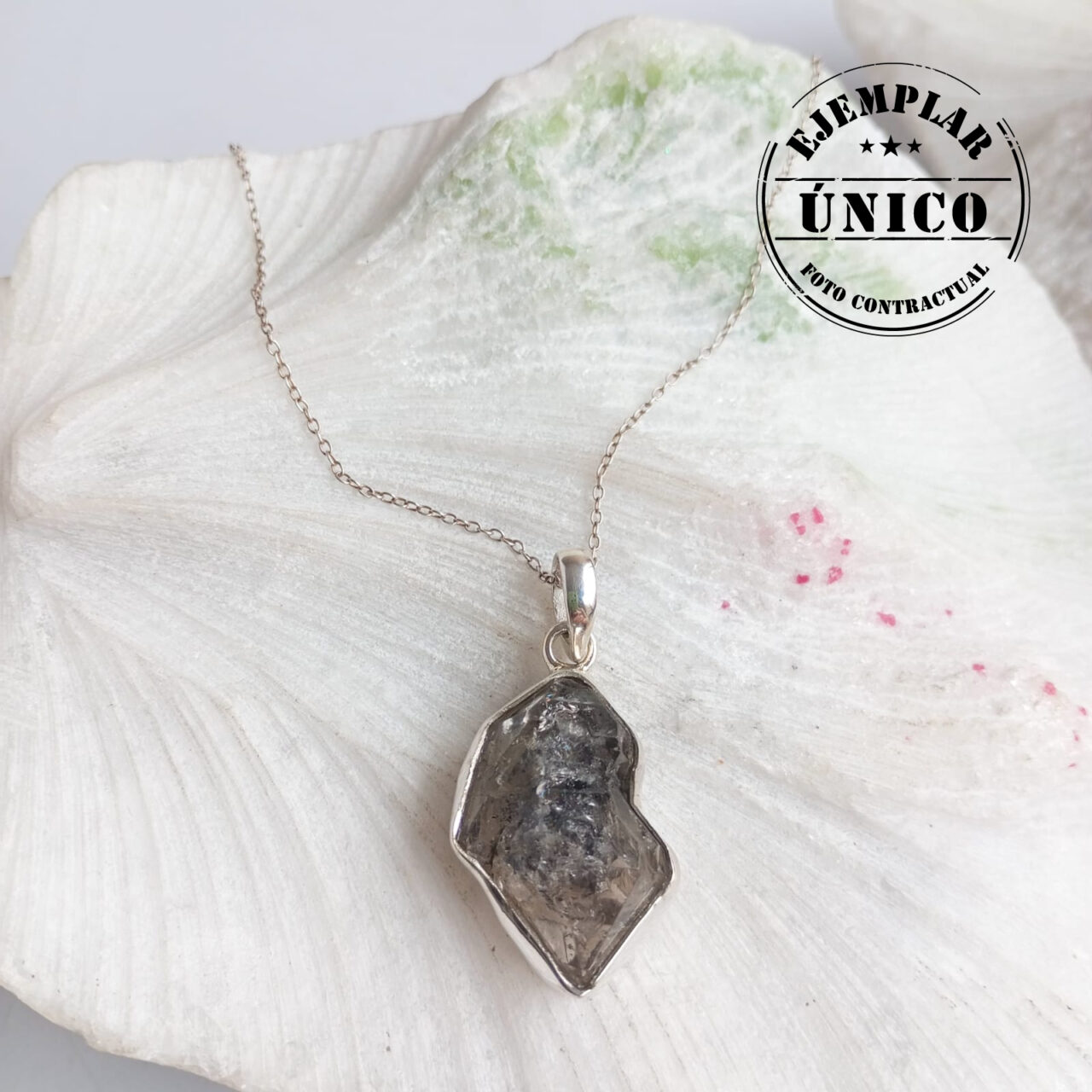 dije en plata con cuarzo herkimer Productos con sello 2025 137