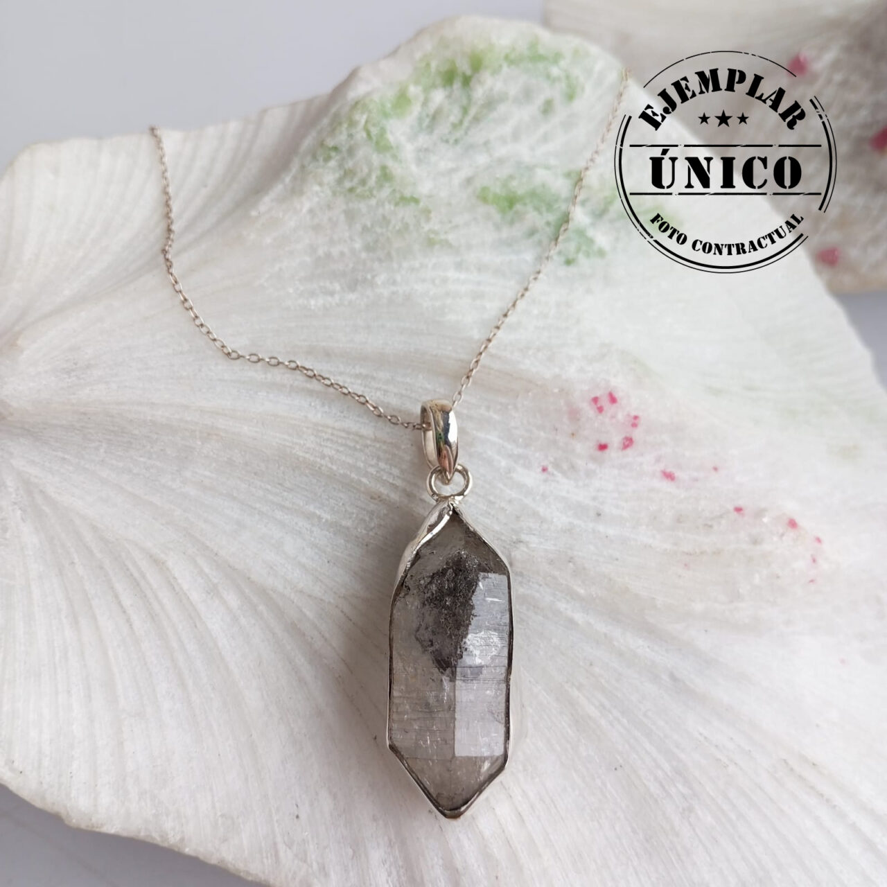 dije en plata con cuarzo herkimer Productos con sello 2025 140