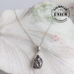 Dije en Plata con Meteorito de Hierro