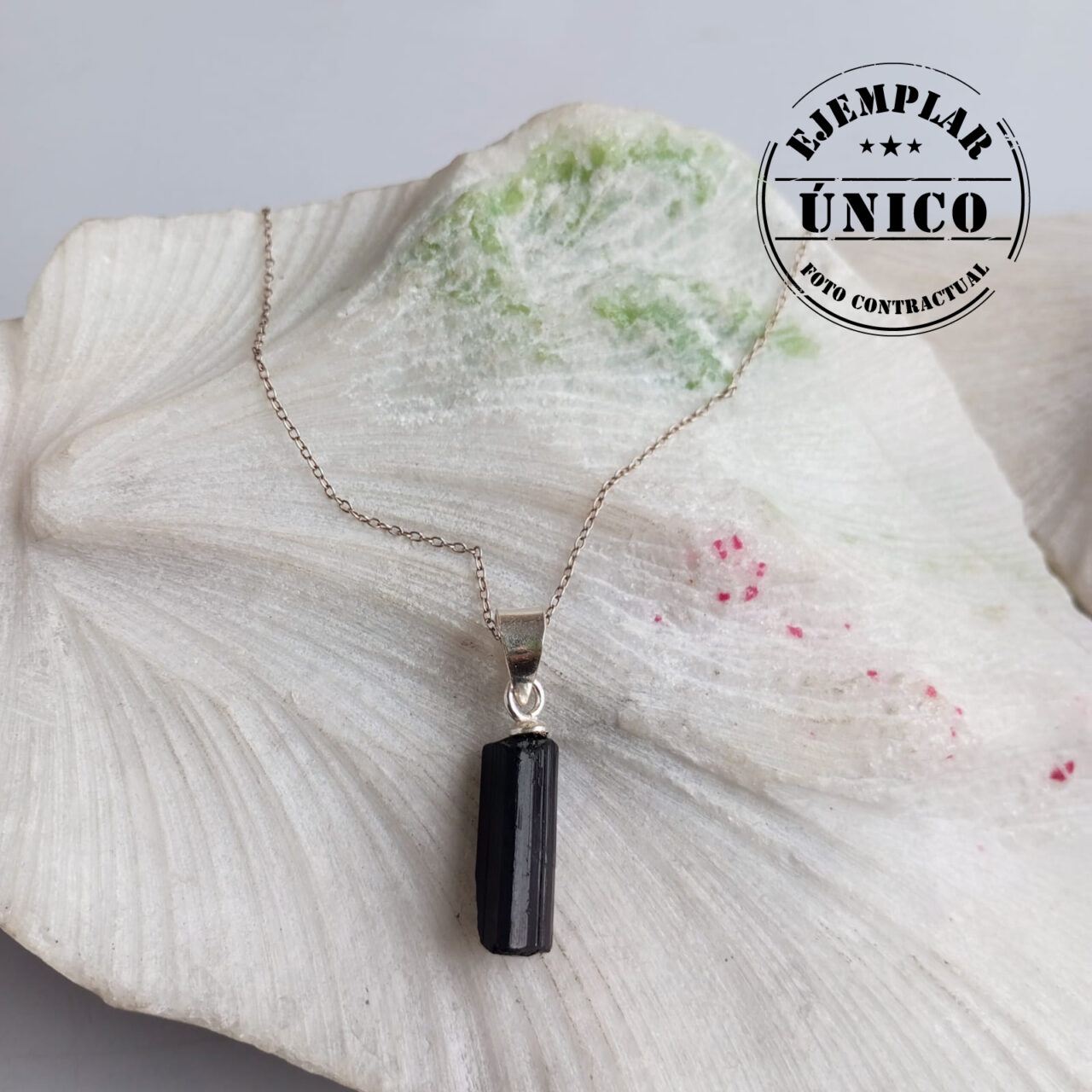 dije en plata con piedra turmalina Productos con sello 2025 145