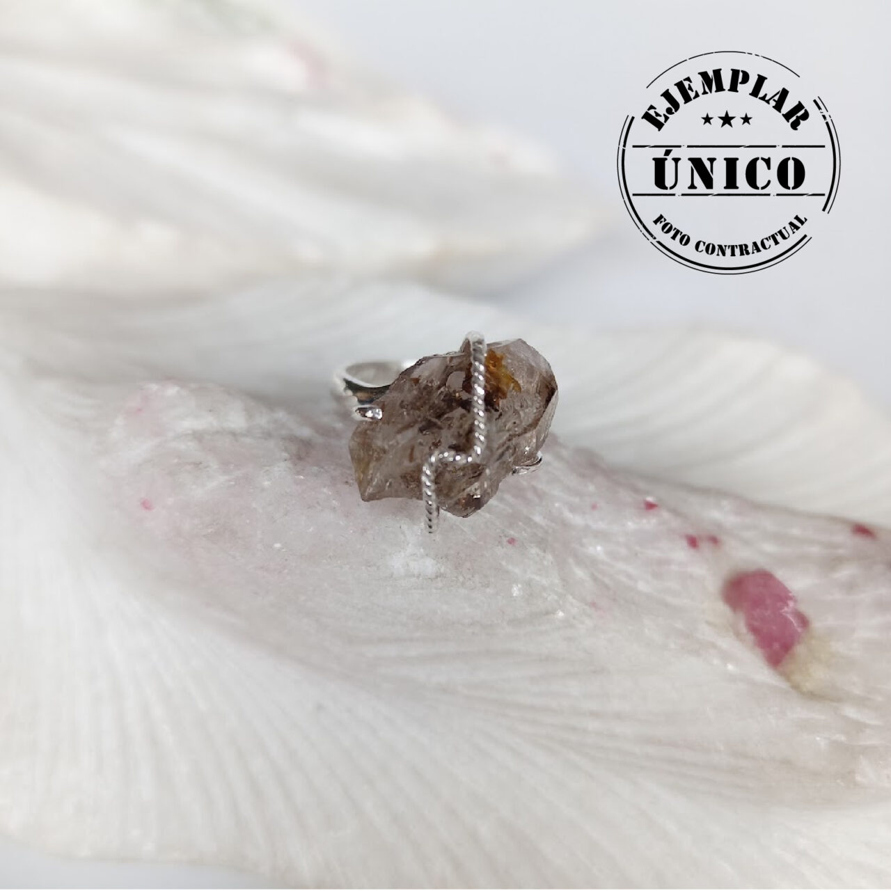 anillo en plata con cuarzo herkimer Productos con sello 2025 195