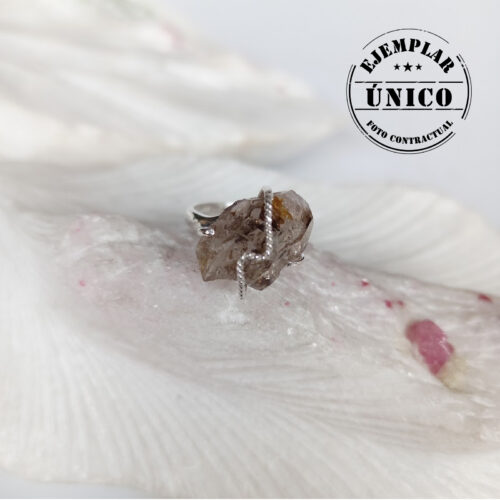 Anillo en Plata con Cuarzo Herkimer