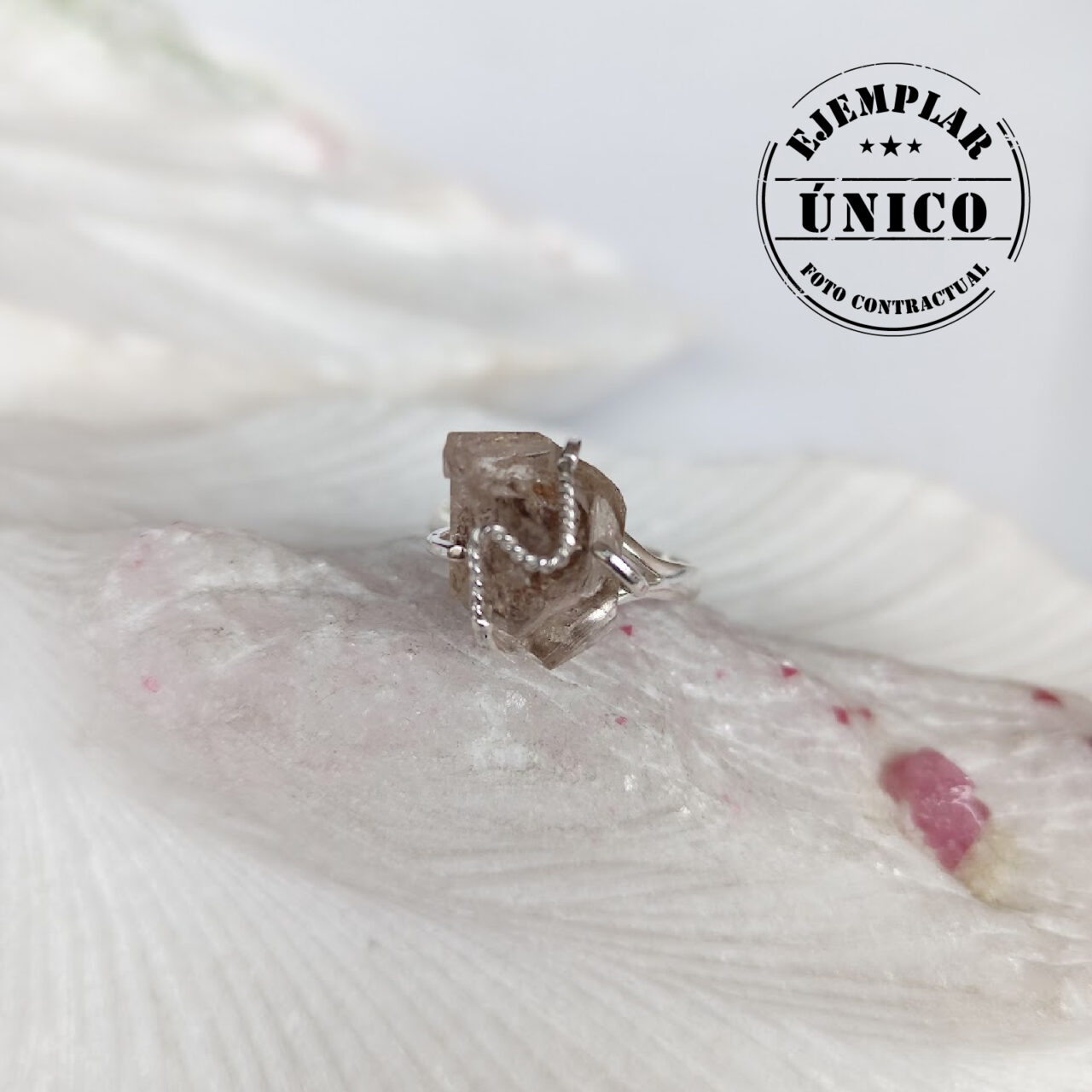 anillo en plata con cuarzo herkimer Productos con sello 2025 196