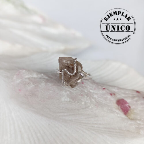 Anillo en Plata con Cuarzo Herkimer