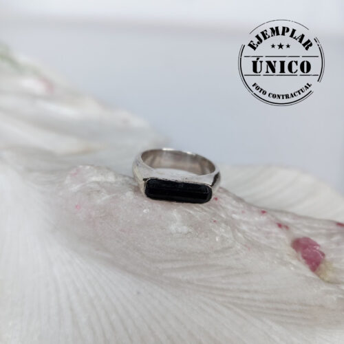 Anillo en Plata con Piedra Turmalina