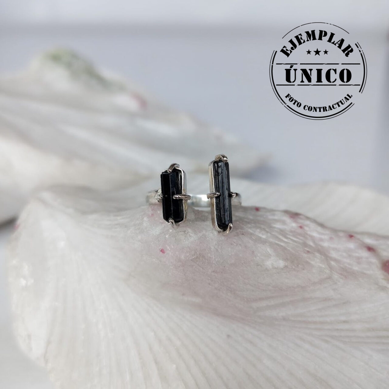 anillo en plata con piedra turmalina doble Productos con sello 2025 178
