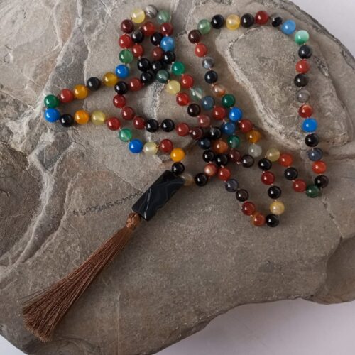 Japa Mala con Piedra Ágata