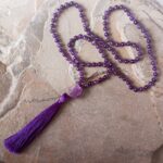 Japa Mala con Piedra Amatista