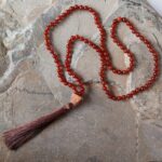 Japa Mala con Piedra Cornalina