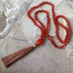 Japa Mala con Piedra Cornalina