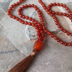 Japa Mala con Piedra Cornalina